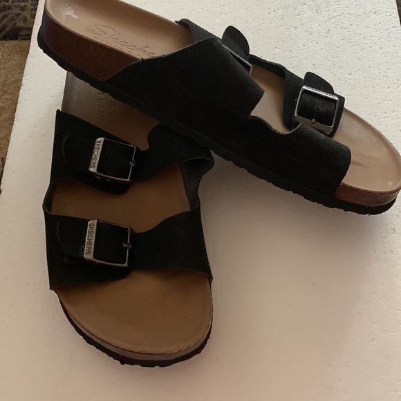 Skechers Luxe Foam relax fit 2 strap sandals size 9 - Picture 4 of 13